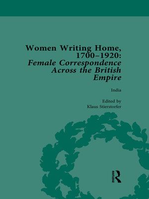 cover image of Women Writing Home, 1700-1920 Vol 4